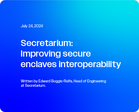 Improving secure enclaves interoperability